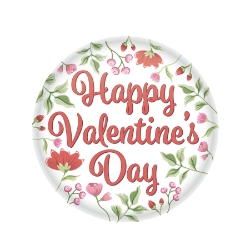 Happy Valentines Day Button