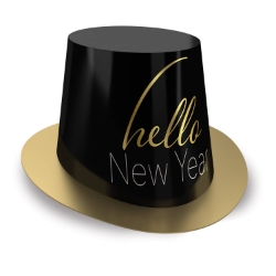Black & Gold Hello New Year