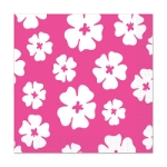 Pink Hibiscus Beverage Napkins
