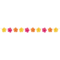 Hibiscus Streamer (Pack of 12) hibiscus streamer, hibiscus streamers, tropical party decorations, hawaiian party decorations, luau decorations, beach party decor, tropical streamers, hibiscus flower decorations, summer party supplies, pool party decorations, island theme party decor, tropical event decorations, hawaiian luau supplies, hibiscus hanging decorations, pack of 12 streamers