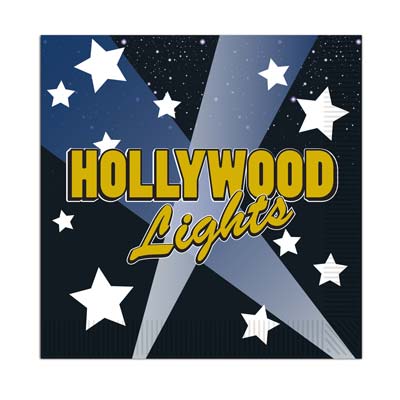 Hollywood Lights Beverage Napkins