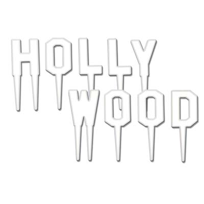 White Hollywood Picks cupcake decoration 