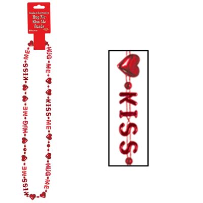 Red Hug Me, Kiss Me Beads-Of-Expression