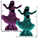 Hula Dancer Silhouette Stand-Ups (Pack of 8) - 53634