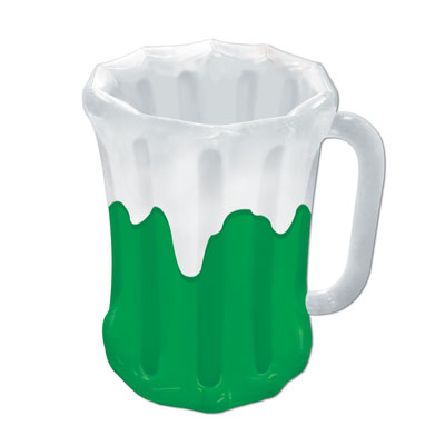 Green Inflatable Beer Mug Cooler 