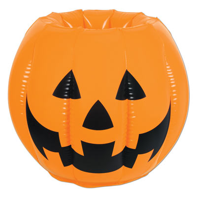 Inflatable Jack-O-Lantern Cooler Cooler, Inflatable, Jack-o-lantern, Pumpkin, Halloween, October, Bar, Decorations, Wholesale party supplies, Inexpensive party goods, Cheap, Bulk, Drinks