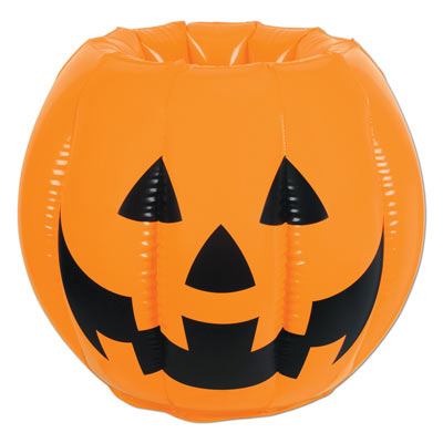 Inflatable Jack-O-Lantern Cooler (Pack of 6) Cooler, Inflatable, Jack-o-lantern, Pumpkin, Halloween, October, Bar, Decorations, Wholesale party supplies, Inexpensive party goods, Cheap, Bulk, Drinks