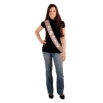 It's My Birthday Rose Gold Glittered Sash