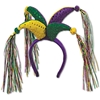 Colorful Tasseled Jester Headband