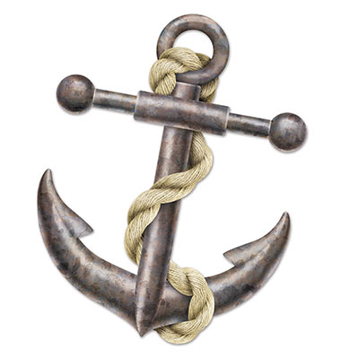 Jointed Anchor designed to replicate the real anchor on a ship.