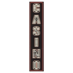 Black with White lettering made to look like lights Jointed Casino Pull-Down Cutout