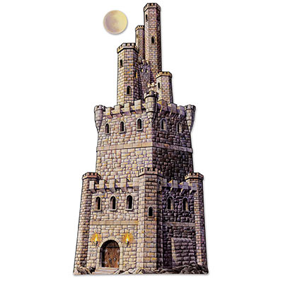 Jointed Castle Tower Medieval party decoration