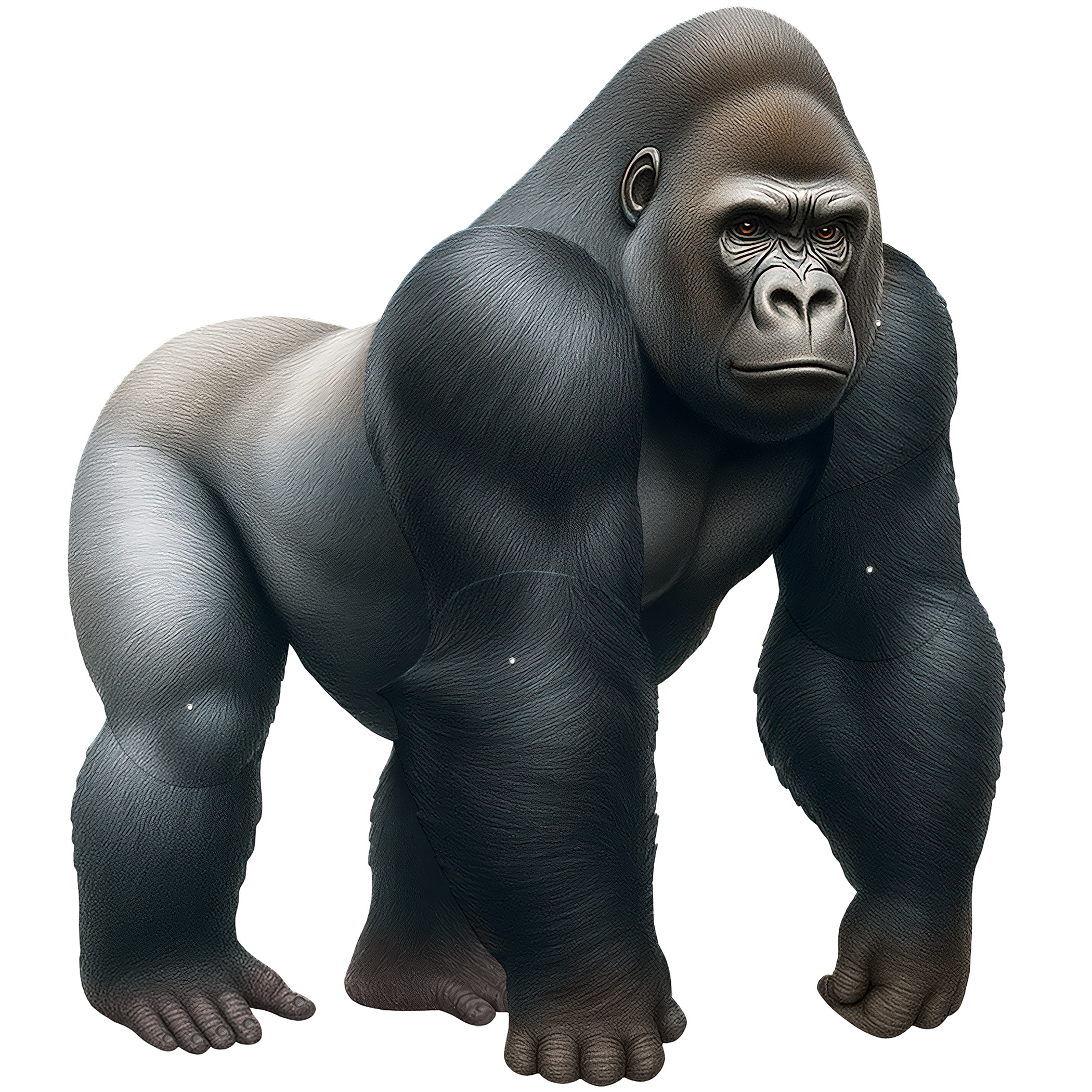 Jointed Gorilla (Pack of 12) jointed gorilla, gorilla decoration, jungle party decorations, safari party supplies, zoo themed party decorations, animal cutouts, jointed animal decorations, gorilla cutout, tropical party décor, classroom jungle decorations, safari birthday party supplies, bulk party decorations, animal theme party accessories, pack of 12 gorillas, Party Express