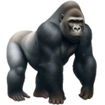 Jointed Gorilla (Pack of 12) jointed gorilla, gorilla decoration, jungle party decorations, safari party supplies, zoo themed party decorations, animal cutouts, jointed animal decorations, gorilla cutout, tropical party décor, classroom jungle decorations, safari birthday party supplies, bulk party decorations, animal theme party accessories, pack of 12 gorillas, Party Express