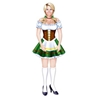 Jointed Oktoberfest Fraulein is printed in great detail on card stock material.