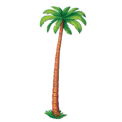 Jointed Palm Tree printed on card stock material in great detail.