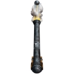 Black Jointed Pirate Cannon Pull-Down Cutout 