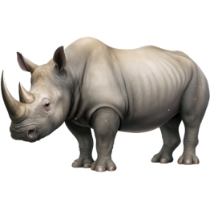 Jointed Rhinoceros (Pack of 12) jointed rhinoceros, rhinoceros decoration, safari party decorations, jungle party supplies, zoo themed decorations, rhino cutout, animal party decorations, jointed animal cutouts, wildlife party décor, classroom safari decorations, rhinoceros party supplies, jungle birthday decorations, bulk party decorations, pack of 12 rhinoceros, Party Express