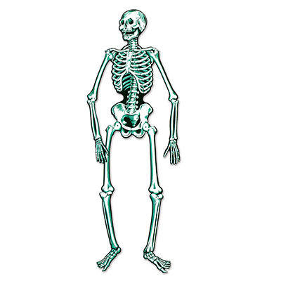 Jointed Skeleton (Pack of 12) Halloween, Skeleton, vintage, cardstock, jointed, scary