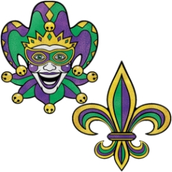 Mardi Gras Cutouts