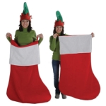 Jumbo Stocking santa, christmas, stocking, jumbo. winter, gifts, christmas tree, fireplace 