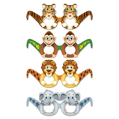 Different Jungle Animal Eyeglasses