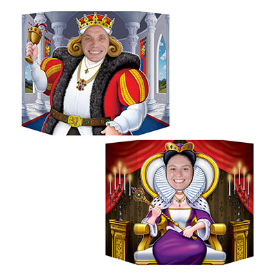 King & Queen Fun Photo Prop