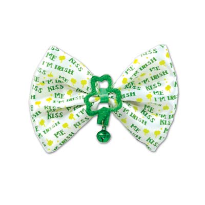 Kiss Me I'm Irish Bow Tie accessory for St. Patrick's Day