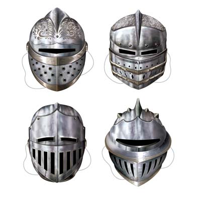 Knight Fun Photo Masks for Medieval themed party