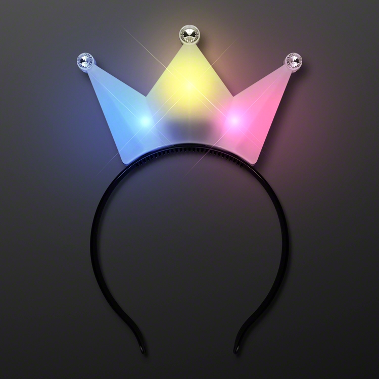 LED Color Change Crown Headbands
