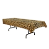 Leopard Print Table Cover for a Jungle Themed Party