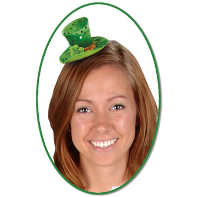 Leprechaun Hat Hair Clip accessory for St. Patricks Day
