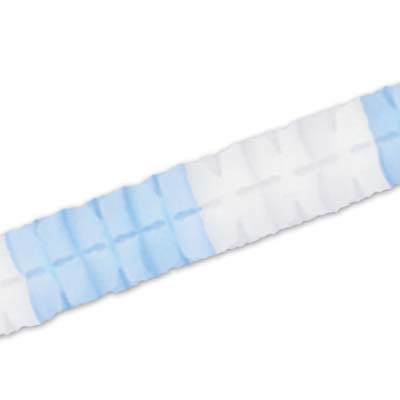 Light Blue and White Leaf Garland Hanging decoration 