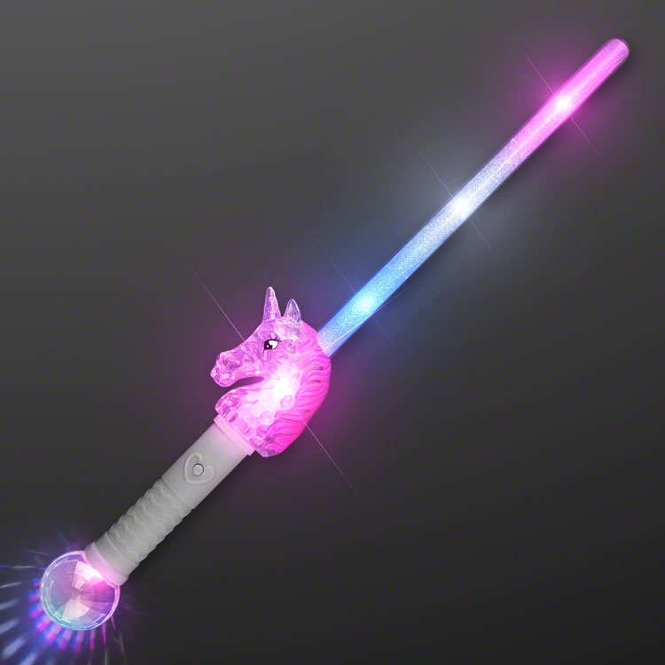 Light Stick Unicorn Party Wand (Pack of 12) unicorn light wand, unicorn LED wand, light up unicorn stick, unicorn party favors, LED party wand, kids unicorn toys, flashing unicorn wand, glow wand for parties, Party Express unicorn wand, unicorn birthday supplies