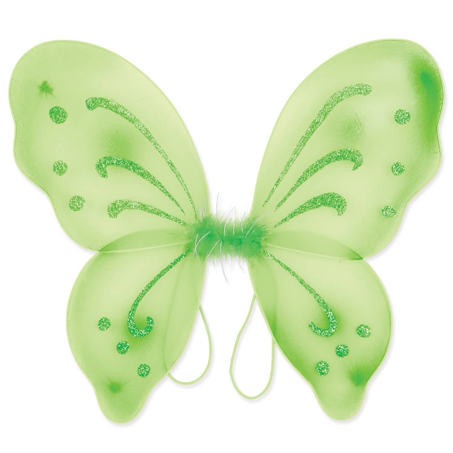 Lime Green Nylon Fairy Wings