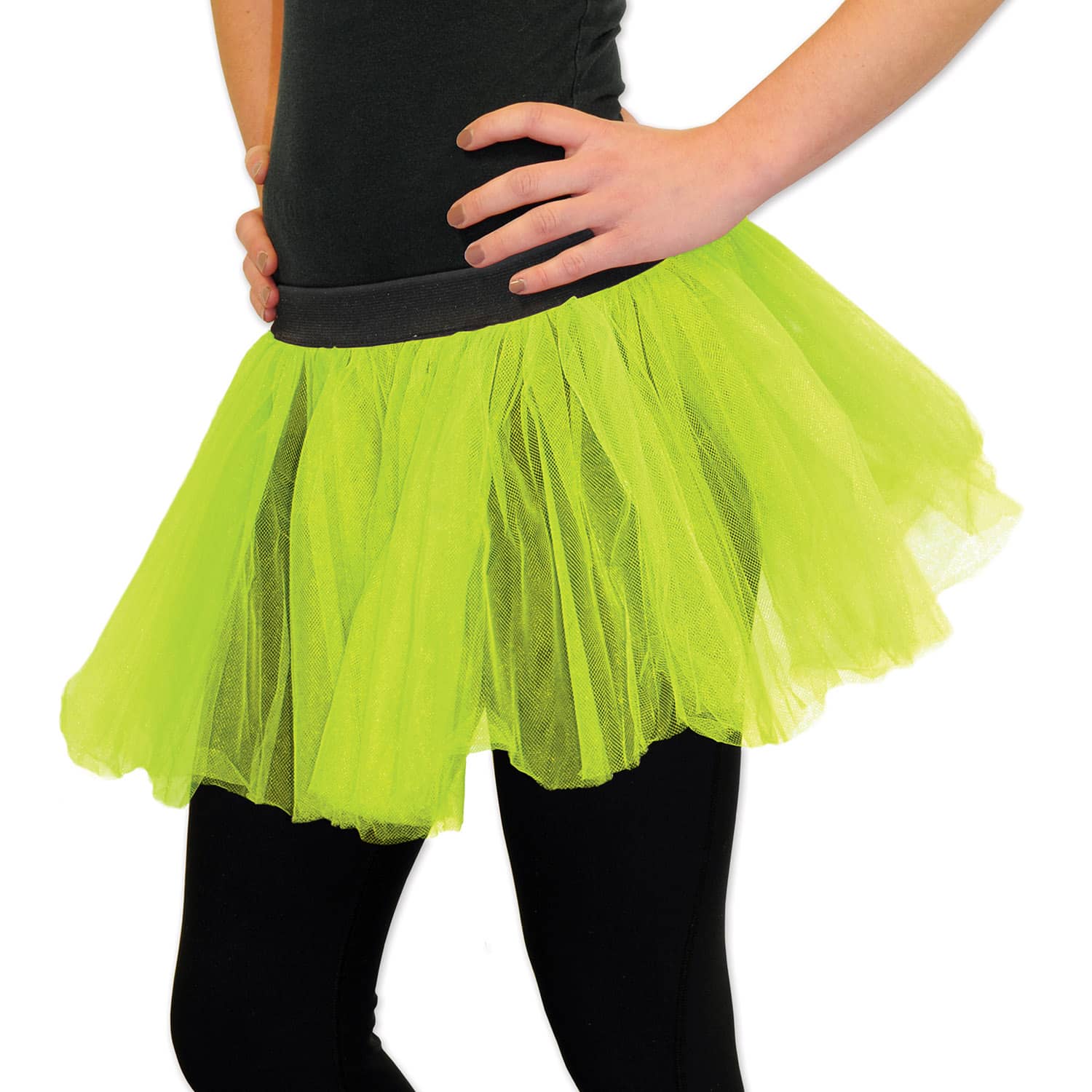 Lime Green Tutu (Pack of 12) lime green tutu, lime green tutu pack of 12, green tutu, neon green tutu, polyester tulle tutu, tutu costume accessory, one size fits most tutu, dance recital tutu, fun run tutu, St. Patricks Day costume, spirit week accessories, themed party costume, group costume accessories, dance costume tutu, party tutu, bulk tutus, event costumes, green tulle skirt, costume supplies, Party Express