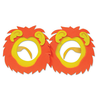 Plastic Lion Glasses