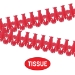 Lobster Tissue Garland (Pack of 12) - 58324
