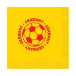 Soccer Luncheon Napkins - Germany (Pack of 192) Germany napkins, Germany soccer napkins, German party supplies, soccer party décor, Germany theme decorations, bulk luncheon napkins, pack of 192 napkins, Party Express Germany décor
