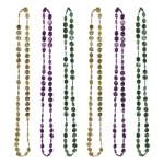 Mardi Gras Coin Beads 
