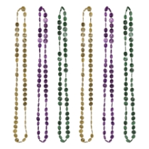 Mardi Gras Coin Beads 