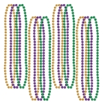 Purple, Gold, and Green Small Round Beads