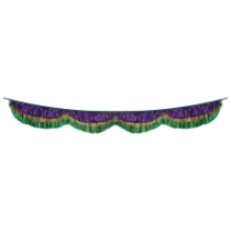 Mardi Gras Tinsel Fringe Bunting