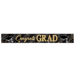 Metallic Congrats Grad Banner