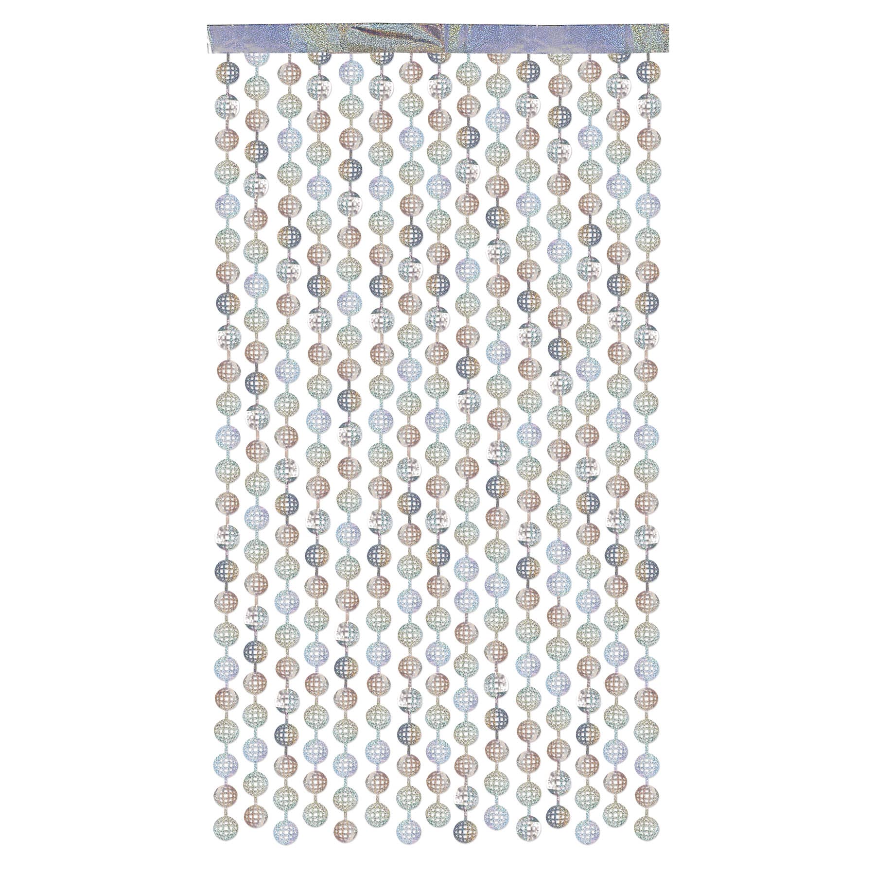 Metallic Disco Ball Curtain 
