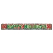 Metallic Happy Holidays Fringe Banner
