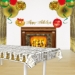 Metallic Holiday Expressions Tablecover (Pack of 12) - 22036