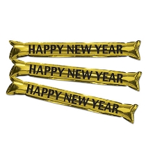 Gold Metallic "Make Some Noise" Party Sticks