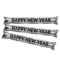 Silver Metallic "Make Some Noise" Party Sticks