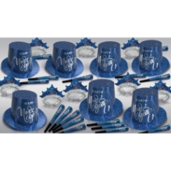 Midnight Blue w/ Silver Accents Assortment for 50